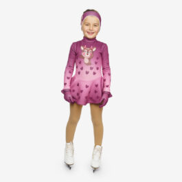 Thermal Figure Skating Dress ‘Deer’