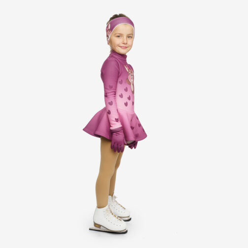 Thermal Figure Skating Dress 'Deer'