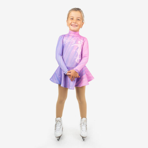 Thermal Figure Skating Dress 'Figure skating' with Gloves