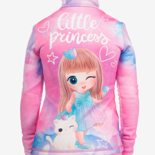 Thermal figure skating suit 'Little princess' print