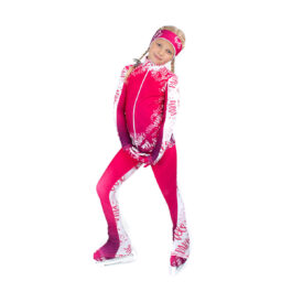 Thermal figure skating suit ‘Party’ with Gloves