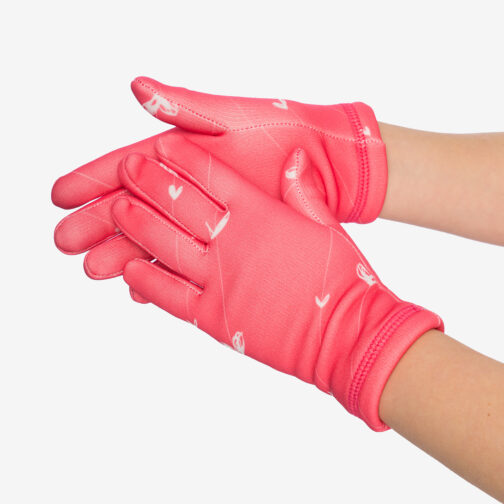 Thermal figure skating gloves 'Hello Kitty!'