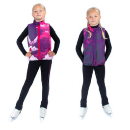 Reversible warming vest ‘Pegasus Pink’