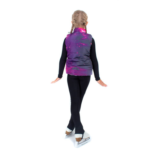 Reversible warming vest 'Pegasus Pink'
