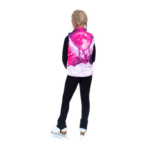 Reversible warming vest 'Pegasus Pink'