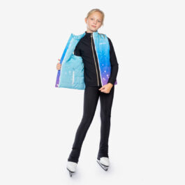 Reversible warming vest ‘Unicorn princess’
