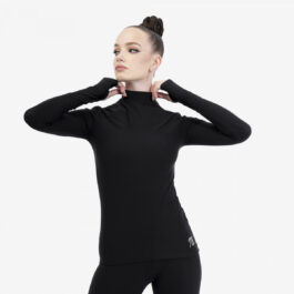 Figure Skating Long-Sleeve Top ‘Classic’ with High Neck