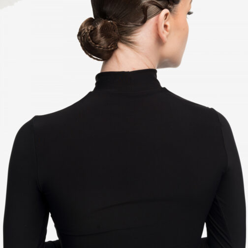 Figure Skating Long-Sleeve Top 'Sparkle' with High Neck