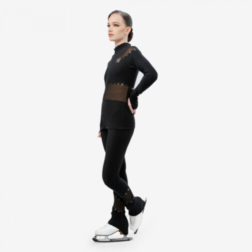 Premium thermal figure skating suit 'Eclipse'