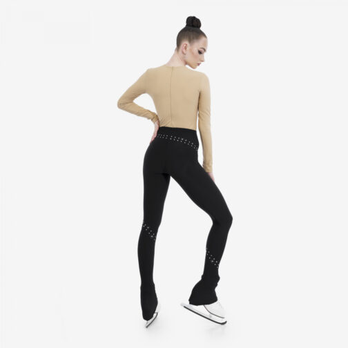 Thermal Figure Skating Leggings 'Gloss Line'