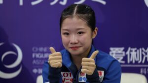 Read more about the article Nakai Ami Shines in Grand Prix de France 2025 with Record-Breaking Short Program Score in Senior Debut