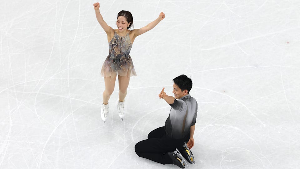 Read more about the article Japan’s Miura Riku and Kihara Ryuichi Top Pairs Free Skate at 2026 Winter Olympics, Closing in on U.S. Lead