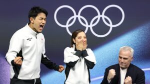 Read more about the article Japan’s Miura Riku and Kihara Ryuichi Win Historic First Olympic Gold in Pairs Figure Skating at 2026 Winter Games